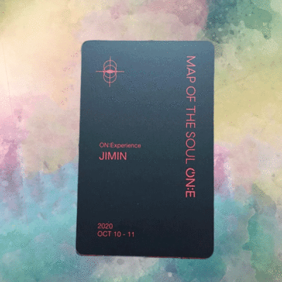 BTS MAP OF THE SOUL ONE DVD MOS ONE Blu-ray Photo Card