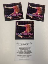 MADONNA Confessions 3 PROMO STICKERS for Confessions on a Dance Floor cd MINT