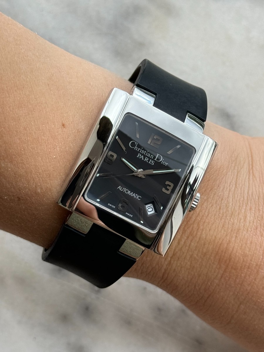 Christian Dior Paris Watch Automatic Mens Swiss Made D85-100 Swiss