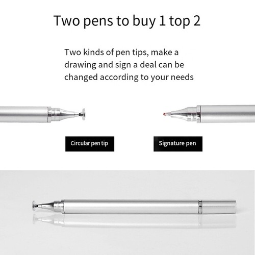 2 IN 1 Touch Screen Pen Stylus Drawing Universal For iPhone iPad Samsung Tablet - Picture 8 of 22
