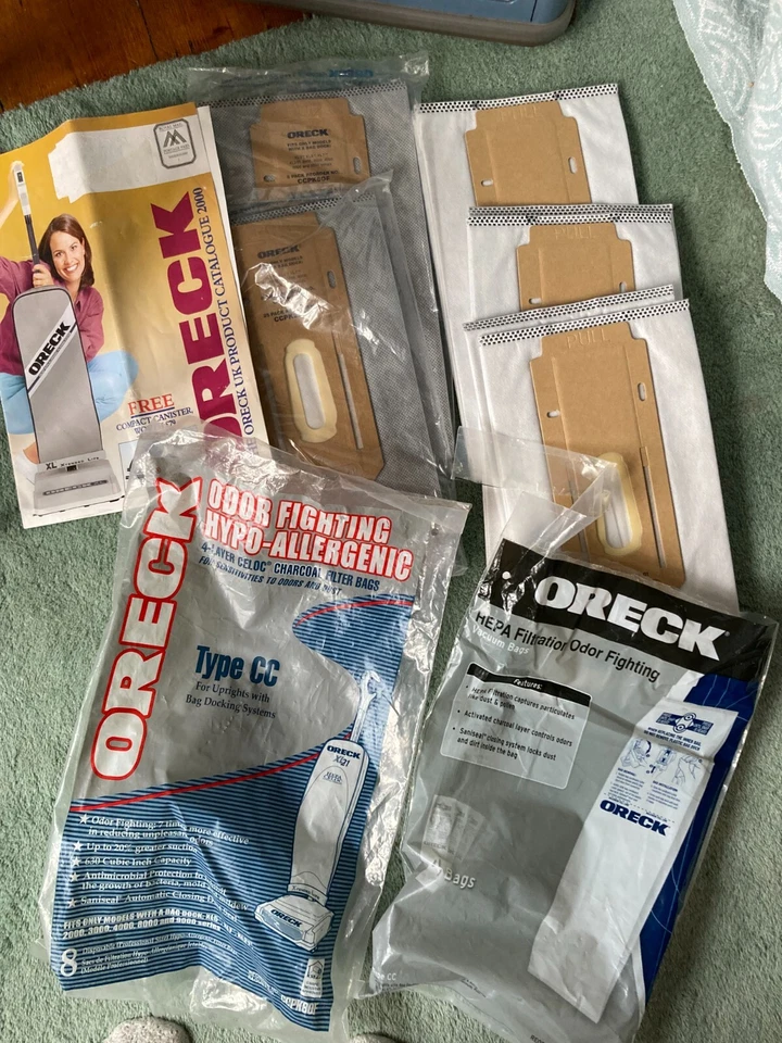 Oreck U3775HHPD Upright Vacuum Cleaner Blue & Grey Corded Bagged 350W.  Bags £14 - Image 3 of 4