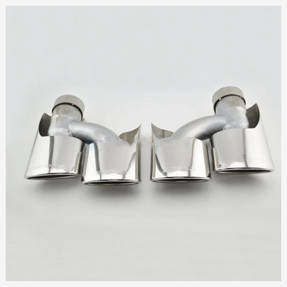 Juego de 1 tubo de escape silenciador material para Mercedes BENZ W164 ML63 ML350 ML400 SS Foto 3 de 4