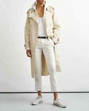 NEW Nili Lotan 345 East Hampton Pant sz 12 in Eggshell