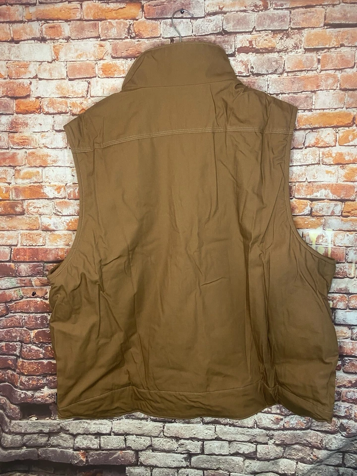 Carhartt FR Vest Brown Fire Resistant Quick Duck Men’s Size 3XL - Image 2 of 4