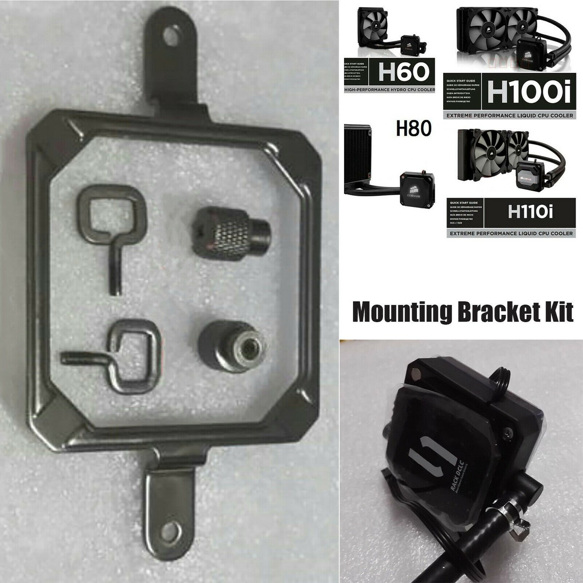 CPU Cooler Mounting Bracket AMD Kit For CORSAIR Hydro H60 H80i
