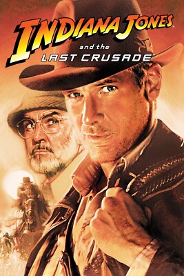 1989 Indiana Jones And The Last Crusade Movie Poster 11X17
