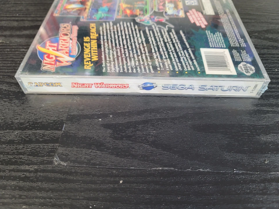 Night Warriors: Darkstalkers' Revenge Sega Saturn Brand New Factory Sealed - Image 4 of 4