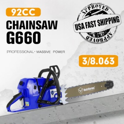 #ad 92cc Holzfforma Blue Thunder G660 Gasoline Chain Saw Power Head No Bar amp; Chain $312.00