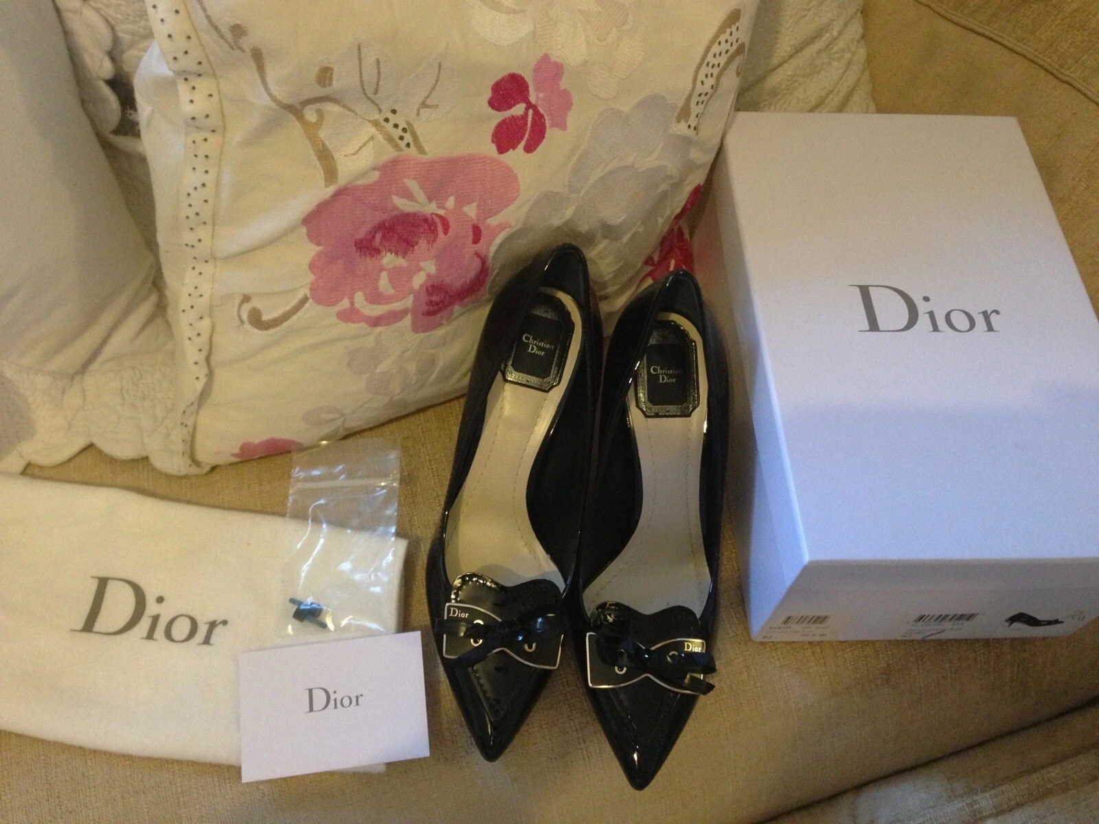 Christian Dior Love Pump heels 38.5 / 5UK Noir
