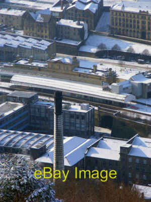 Photo 6x4 Nestle factory and Halifax station The buildings in the foregro c2009