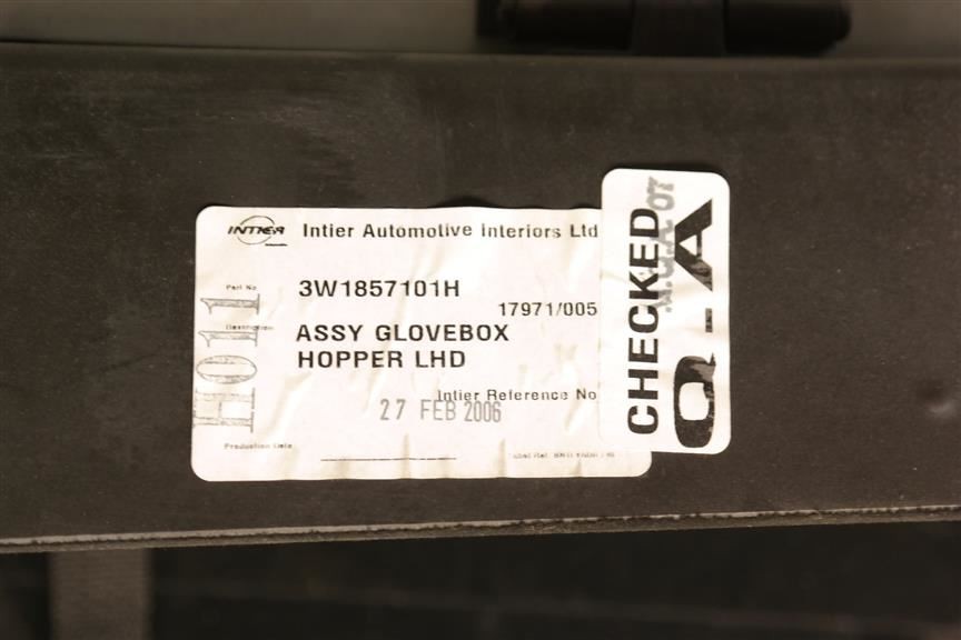 GLOVE BOX OEM 2006 BENTLEY CONT-GT 3W2857120