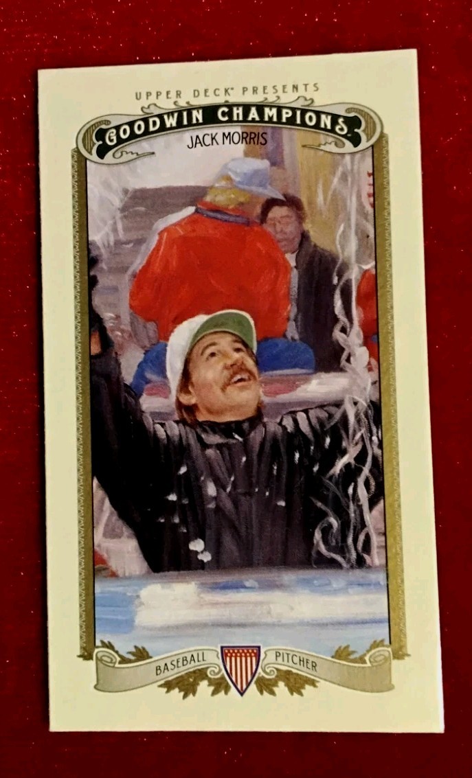 2012 Upper Deck Goodwin Champions - Mini #75 - Jack Morris ⚾️ Baseball HOF'er