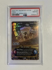Star Wars Unlimited LOF Yoda Prestige Serialized Holo #1149 PSA 10 Card