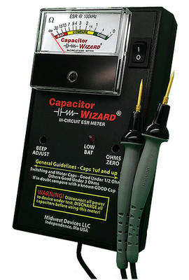 Capacitor Wizard Analog ESR Tester