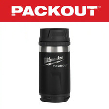 PACKOUT Black 12 Oz. Insulated Bottle with Sip Lid