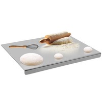 KüChe Schneidebrett Edelstahl Rutschfest Groß Backen GemüSe Fleisch 30X40Cm