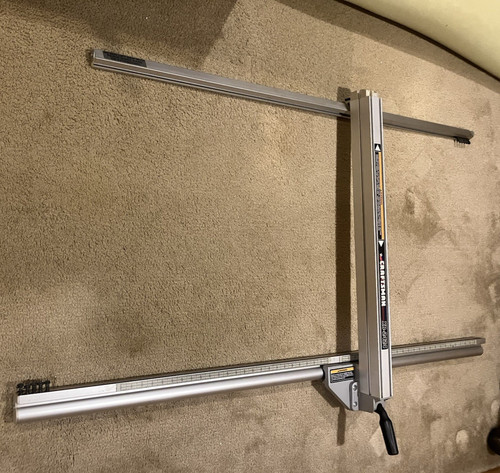 Craftsman XR-2424 Table Saw Aluminum Rip Fence & Guide Rail System