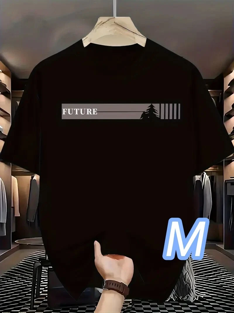 Dry T Black M Size Future Quick dry Breathable Material Size Simple T