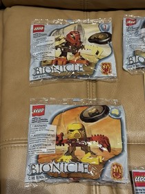 LEGO Bionicle McDonald's Matoran Tohunga All 6 Complete Set New Sealed Mctoran