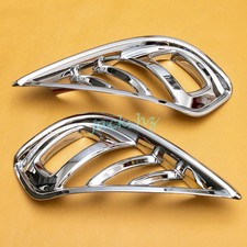 For 2020-2025 Toyota Highlander Kluger Chrome Front Bumper Fog Light Cover Trims
