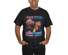 Usher and Chris brown 2026 Concert Band Graphic T-Shirt