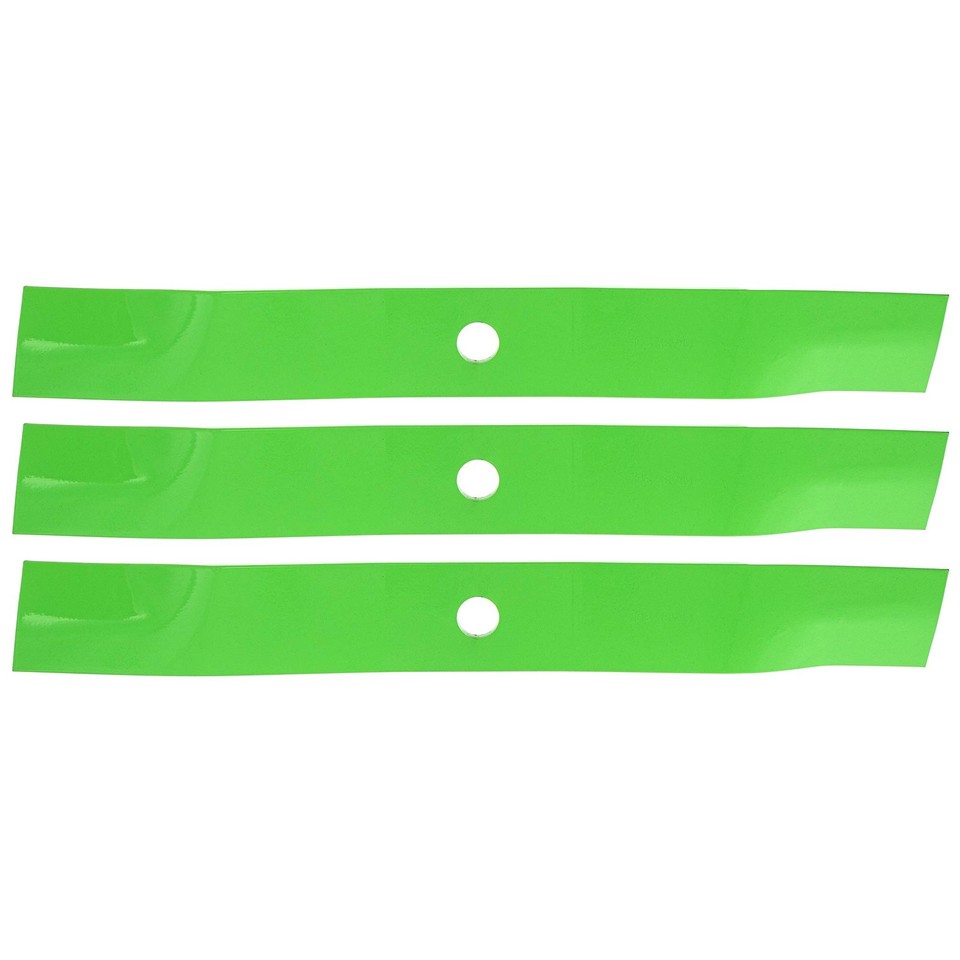 Set 3 Lame 21x2.5 Pollici 3 Lame Rasaerba Per Tagliaerba John Deere 60" ZTRAK Z997R - Ricambi #M128485, #M133381 Lame In Acciaio Verniciato