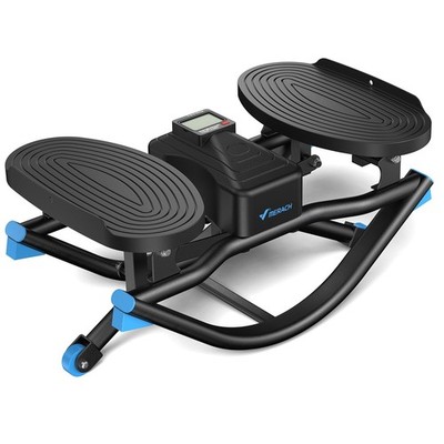 MERACH Rocking Steppers for Exercise 3D Motion Stair Stepper w/ Resistance Bands