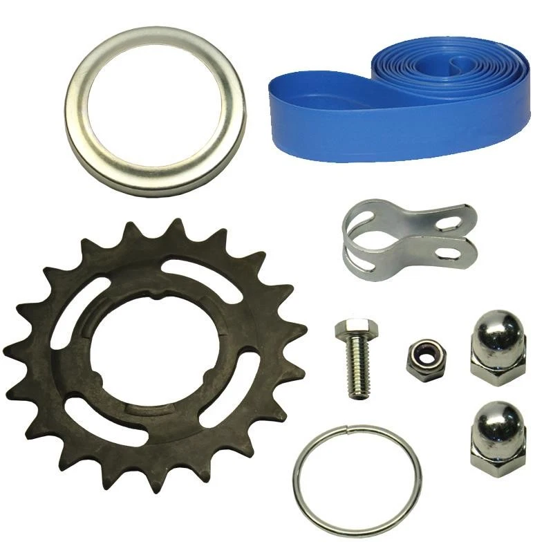 Laufrad 20 Zoll Hinterrad Fahrrad Rücktrittbremse Aluminiumfelge silber 1 Gang - Bild 3 von 4