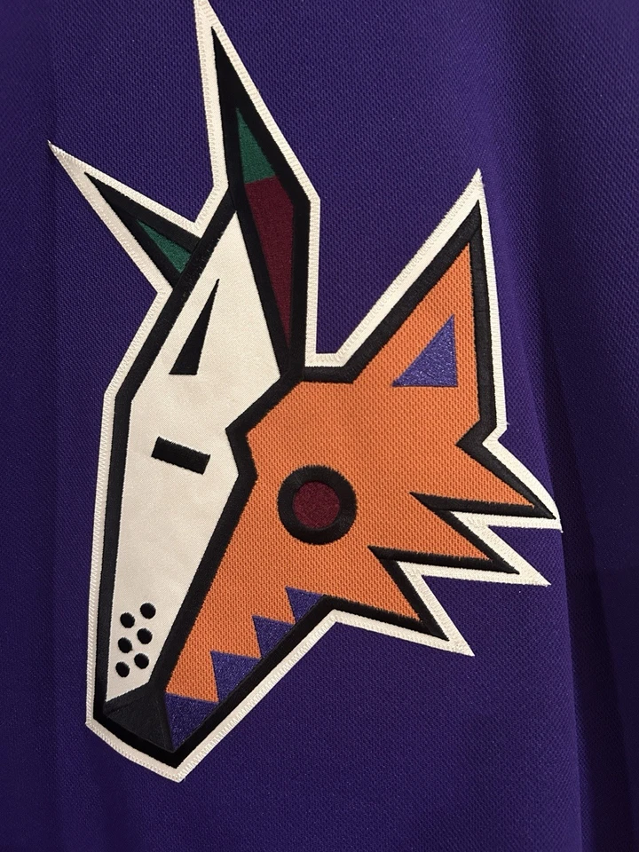 Camiseta retro inversa Arizona Coyotes 2022 para hombre talla 46 Foto 2 de 4