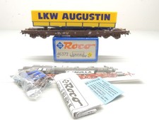 Roco 46372 HO Tiefladewagen LKW AUGUSTIN ÖBB AC Achsen! Top OVP (22)