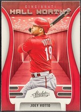 2022 Panini Absolute Hall Worthy Insert #HW-6 Joey Votto Cincinnati Reds