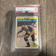 Joe Mullen 1982-83 O-Pee-Chee #307 Rookie Card Graded PSA9. rookie card picture