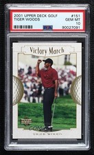 2001 Upper Deck Victory March Tiger Woods #151 PSA 10 GEM MT 3w8
