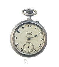 Vintage 1920s H Samuel Rytima Gents Pocket Watch Manchester WORKING