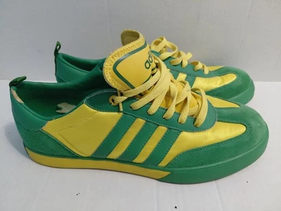 Adidas Terrace Court Green Yellow Sz 10 ☆ Brazil Sneakers☆F-S ☆ - Image 1 of 4