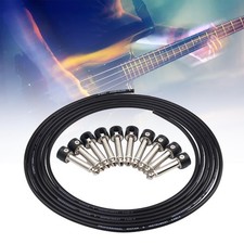Solderless Guitar Pedal Cable Set Easy Installation 3 Meters