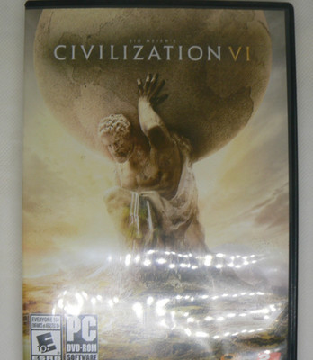 Sid Meier s Civilization VI (PC DVD, 2016)   1 Disc + Game Key + Manual