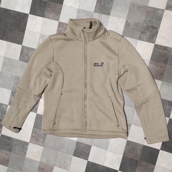 Women Jack Wolfskin Jacket Beige 38 / M / 46 #9EZZ
