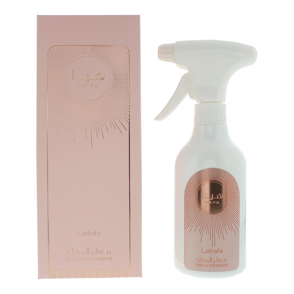 Lattafa Light/Amber/Orange Haya Room Spray 450Ml - Image 2