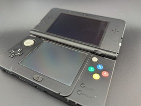 B5099 Nintendo New 3DS console Plate No.019 Black Japan w/adapter game fx