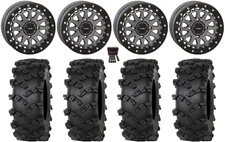 System 3 SB-6 Bdlk 15" Wheels Gm (5+2) 32" Outlaw M/T Tires Renegade Outlander