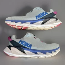 Hoka One One Men's Elevon 2 Sneakers Size 9.5 US (Eur 42) Light Gray/Blue Shoes