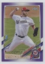 2021 Topps Chrome Purple Refractor 264/299 Stephen Strasburg #176 z7j