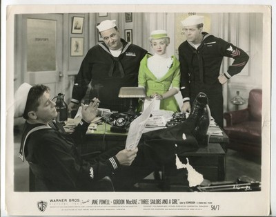 Three Sailors and a Girl 8''x10'' B&W Promo Still Gordon MacRae Jane Powell G 