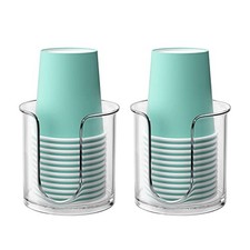 Bathroom Cup Dispenser,Small Disposable Paper Cup Holder,Compact Mouthwash Cu...