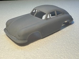 1948 Porsche 356 1/43 Scale 3D Resin Model/Slot Car Body, Nicely Accurate