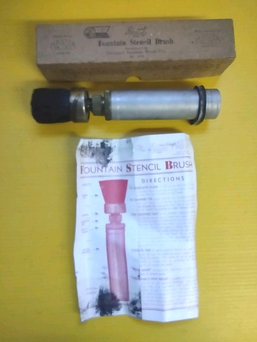 Vintage IDEAL Master Model FOUNTAIN STENCIL BRUSH