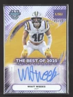 2025 Bowman Best University Football Gold Refractor Whit Weeks #BOA-WW