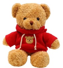11.8 Inches Teddy Bear Stuffed Animals Soft Plush Cute Teddy Bear with Hoodie Do