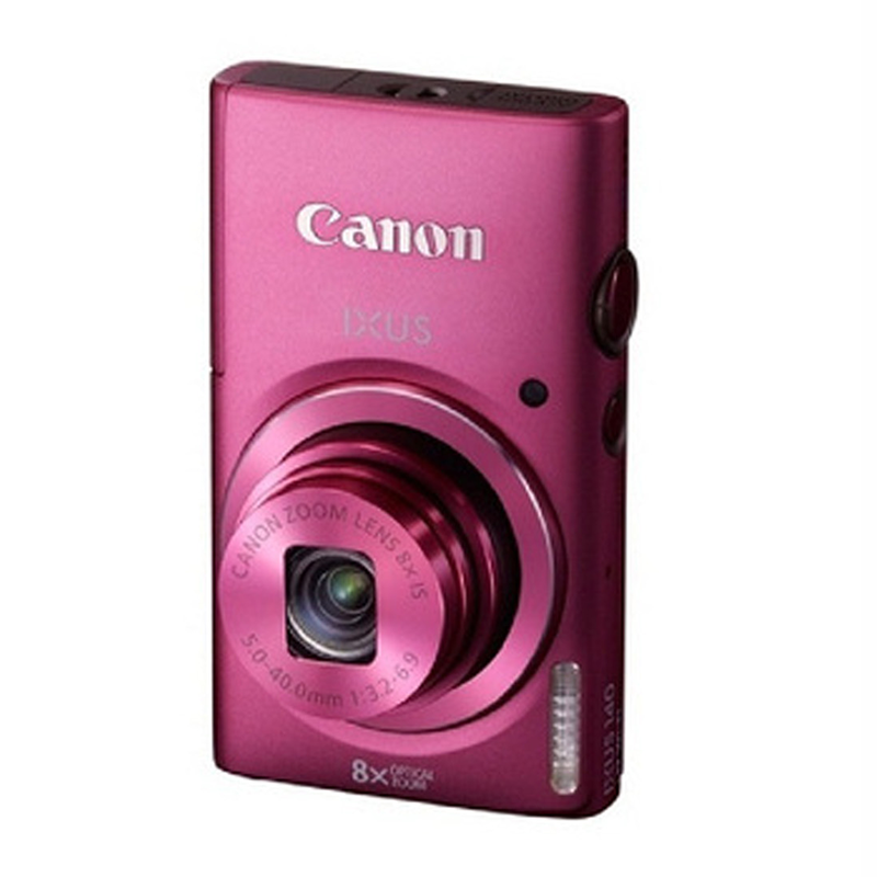 Canon IXUS 140 16.0MP Digital Camera 8xOptical Zoom Pink/Silver